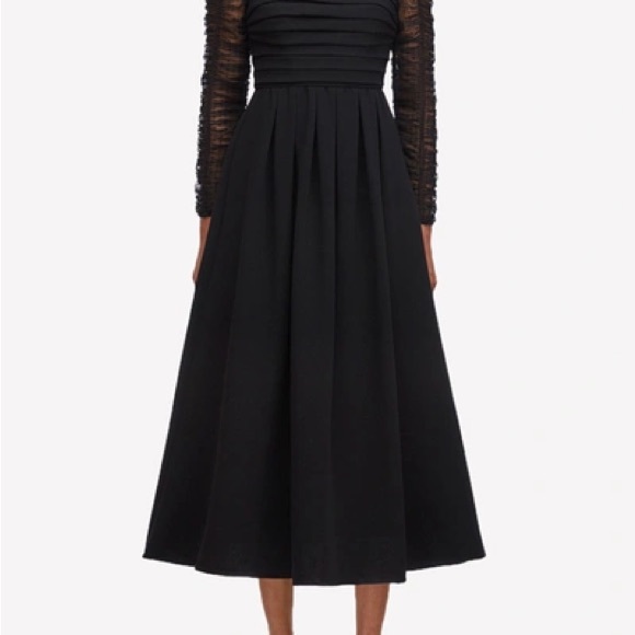 Self-Portrait Dresses & Skirts - Self-Portrait crepe dot midi dress